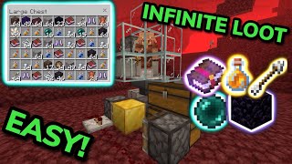 BEST SIMPLE 121 PIGLIN BARTERING FARM TUTORIAL in Minecraft Bedrock MCPEXboxPSSwitchPC [upl. by Gretel]