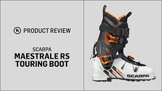 Scarpa Mens Maestrale RS Alpine Touring Boot  GH Review [upl. by Esnofla745]