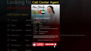 Call Center Jobs in Dubaijobsindubai callcenteragent abudhabi [upl. by Marlee786]