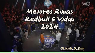 Mejores Rimas Redbull 5 Vidas 2024 Sesion 1 [upl. by Xonk285]