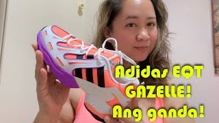 Adidas EQT GAZELLE EE7743  Gamitin nating pang takbo sa kanya shoes adidas [upl. by Amathist]