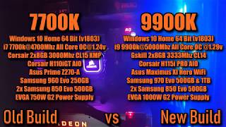 7700k vs 9900k Synthetic Benchmarks AIDA64 Stress Testing amp Temps Video Encoding Times [upl. by Wanfried]