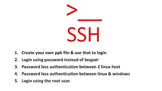 SSH Configuration Tutorial PPK File PasswordLogin PasswordlessAuth Linux amp Windows RootAccess [upl. by Ydnak743]