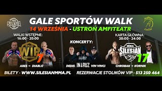 Gala Silesian MMA 17 i WiP 7  Studio i pierwsza walka [upl. by Assenab]