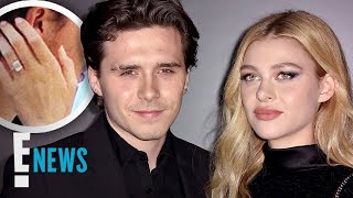 Brooklyn Beckham amp Nicola Peltz Are Engaged  E News [upl. by Leuname]