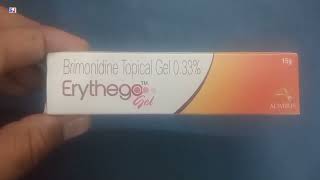 Erythego Gel  Brimonidine Topical Gel Uses  Erythego Gel Uses Side effects Benefits Dosage Fayde [upl. by Aicirtap]