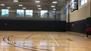 Become Elite At Finishing Around the Rim 2 feet finishes in the paint PT 2 [upl. by Kehoe374]