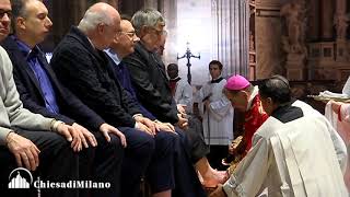 18 aprile 2019 Duomo il rito della Lavanda dei piedi [upl. by Nelsen]