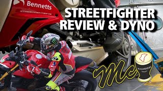 Streetfighter V4S DYNO and Donington with John McGuinness MBE [upl. by Noman]