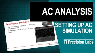 PSpice for TI  AC analysis [upl. by Rolyak]