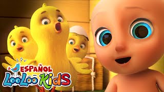 🐥 Los Pollitos Dicen Pío Pío  Canción Infantil con ‪LooLooKidsEspanol‬ 🎶  Música para Niños [upl. by Eyssej]