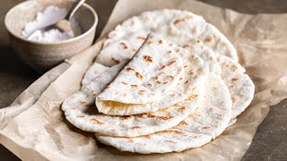 3 Ingredient Flatbread no gluten no yeast no oil  Real Food Healthy Body [upl. by Noelc]