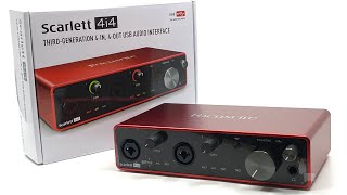 Focusrite Scarlett 4i4 🎧🎙 3rd Gen USB Audio Interface Unboxing [upl. by Lamiv]