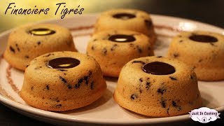 Recette des Financiers Tigrés au Chocolat [upl. by Fishback]