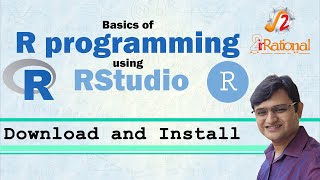 1  Download and Install RStudio  Basic R programming with RStudio [upl. by Asssilem872]