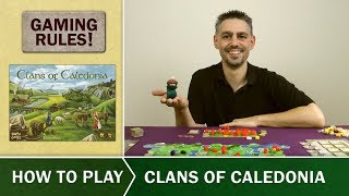 Gaming Rules  Clans of Caledonia  Official How to Play Video [upl. by Annej]