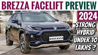 Maruti Brezza Facelift 2024 Review  New Legend  New Brezza Facelift 2025  New Brezza 2024 Model [upl. by Dickens]