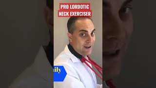 Pro Lordotic Neck Exerciser Demonstration for Military Neck amp Cervical Kyphosis  Dr Walter Salubro [upl. by Balsam677]