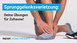 Sprunggelenk stabilisieren  Deine Übungen für zu Hause I TRUETAPE® Hometherapy [upl. by Bassett]