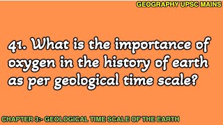 341 Importance of Oxygen in Earths Geological History  A Detailed Study [upl. by Critchfield]