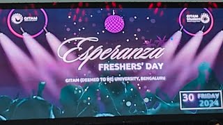 GITAM UNIVERSITY BANGALORE FRESHERS DAY 2024🔥🔥🔥🔥 [upl. by Carry]