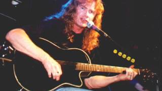 Megadeth  Promises  Unplugged acoustic in studio 2001 [upl. by Rabjohn]