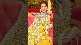 Dupatta for Radhika Merchant ambani flowers decoration wedding [upl. by Jocko]