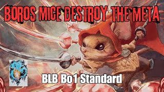 70 win rate Boros Mice Really Are Nice Magic The Gathering Arena Bloomburrow Standard Bo1 Aggro [upl. by Attevad]