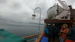 PADDLE STEAMER WAVERLEY THROUGH THE GULF OF CORRYVRECKAN [upl. by Brear]