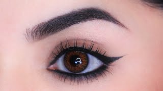 3steps to Apply Winged Eyeliner like a Pro with Lakme Eyeliner  Eyeliner tutorial  Chandrika [upl. by Notsag]