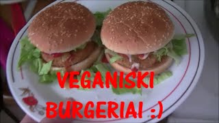 Veganiskivegetariski burgeriai [upl. by Meier]