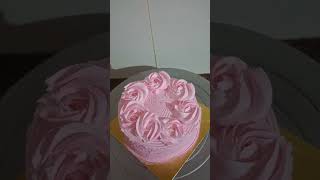 Simple Design For Cake Decoration cake shortsyoutube shorts [upl. by Cirilo]