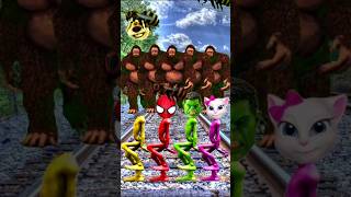 Dame tu cosita 4 different colors alien dance vs 5 Gta 5 bigfoot amp train driver Tom [upl. by Hadeehsar]