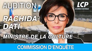 Rachida Dati  audition devant la commission denquête sur les fréquences TNT [upl. by Eelegna]