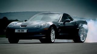 Corvette ZR1 vs Audi R8  Top Gear  BBC [upl. by Gaul]