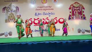 Lingashtakam kuchipudi dance performance at SRISAILAM Temple [upl. by Eiramanitsirhc641]