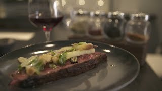 Recette  côte de bœuf asperges et oignons nouveaux  Météo à la carte [upl. by Luapsemaj]