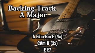 A Major Backing Track [upl. by Ynattib639]