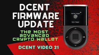 DCENT Wallet Firmware Update  Dcent Update [upl. by Noak]