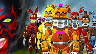 MATAMOS AL PADRE POSEIDO DE LOS ANIMATRÓNICOS DE FIVE NIGHTS AT FREDDYS XD  FNAF [upl. by Avah]