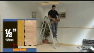 Fitting semi automatic Stira Folding Attic Stairs loft ladder [upl. by Ahseid547]