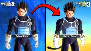 DRAGON BALL XENOVERSE 3 – New CaC Customization Hairstyles amp Saiyan Tails Mod Revamp 50 [upl. by Enyrhtac]