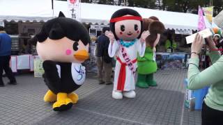 旅まつり２０１３、八ッピー・つえみちゃん・ひみこちゃん【奈良県】 [upl. by Ised]