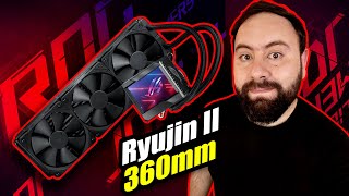 Enfriamiento líquido extremo SUPER personalizable ASUS ROG Ryujin II 360  Droga Digital [upl. by Serena12]