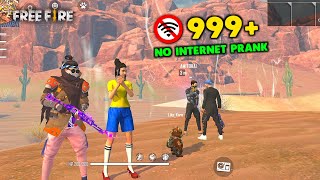 FUNNY NO INTERNET PRANK IN KALAHARI CLASH SQUAD  GARENA FREE FIRE [upl. by Aihsar]