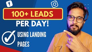 Facebook Lead Generation Ad Campaign Tutorial In Hindi 2022  Lead Ads Using Landing Page [upl. by Tortosa]