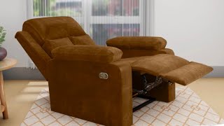 Unboxing flipkart perfect homes fabric manual recliner [upl. by Meredi352]