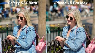 Galaxy S24 Ultra vs iPhone 15 Pro Max Camera Test AFTER Update Daytime [upl. by Schuler]