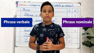 La phrase verbale et la phrase nominale [upl. by Trella]