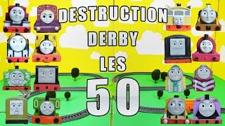 DESTRUCTION DERBY Last Engine Standing 50 Thomas and Friends [upl. by Lombardo]